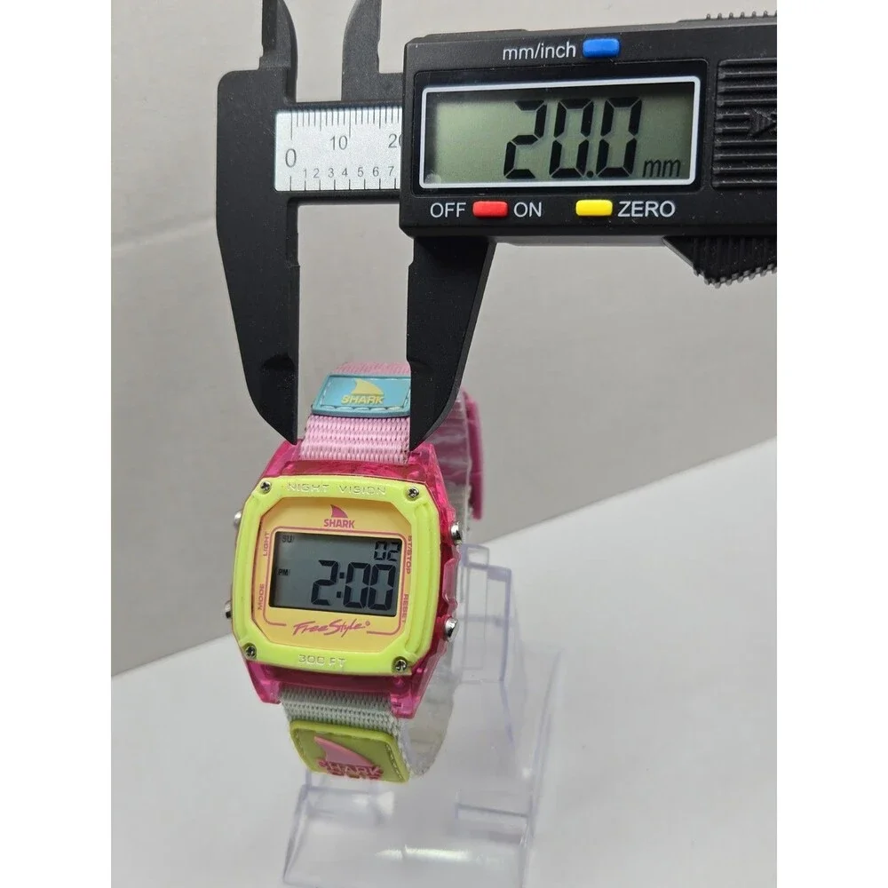 Freestyle Shark Classic Clip Popsicle FS101177 Digital Watch 100M WR New Battery